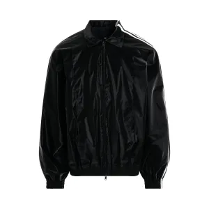 3 Stripe Windbreaker in Black