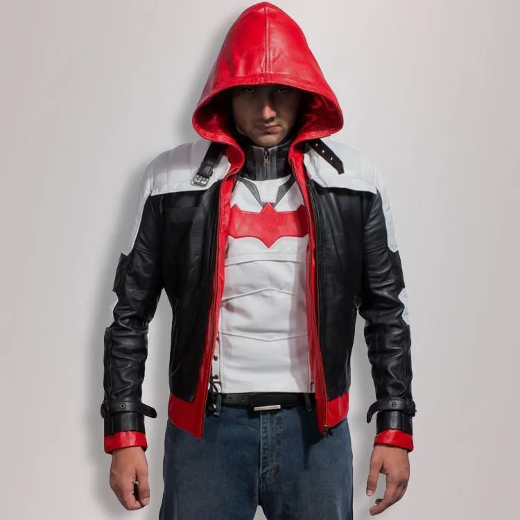 Batman Arkham Knight Red hood Leather Jacket & Vest