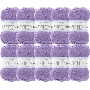 Cascade Yarns Anthem DK Yarn - 12 Lavender - 10-Pack