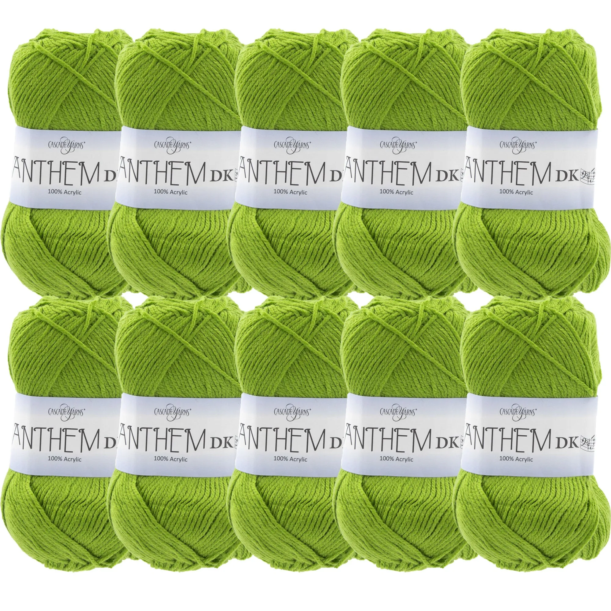 Cascade Yarns Anthem DK Yarn - 18 Peridot - 10-Pack