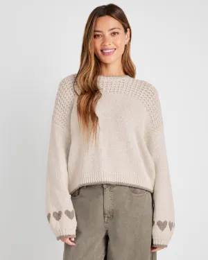 Charity Hearts Sweater