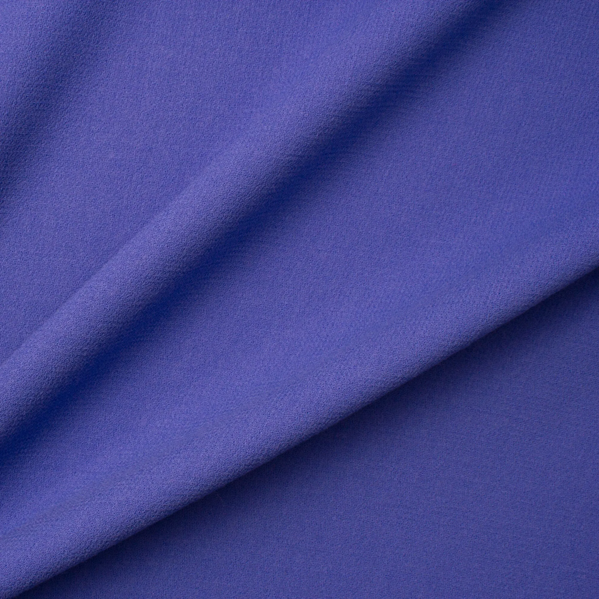 Cornflower Blue Double Wool Crêpe