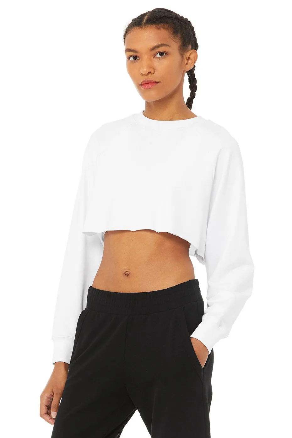 Double Take Pullover - White