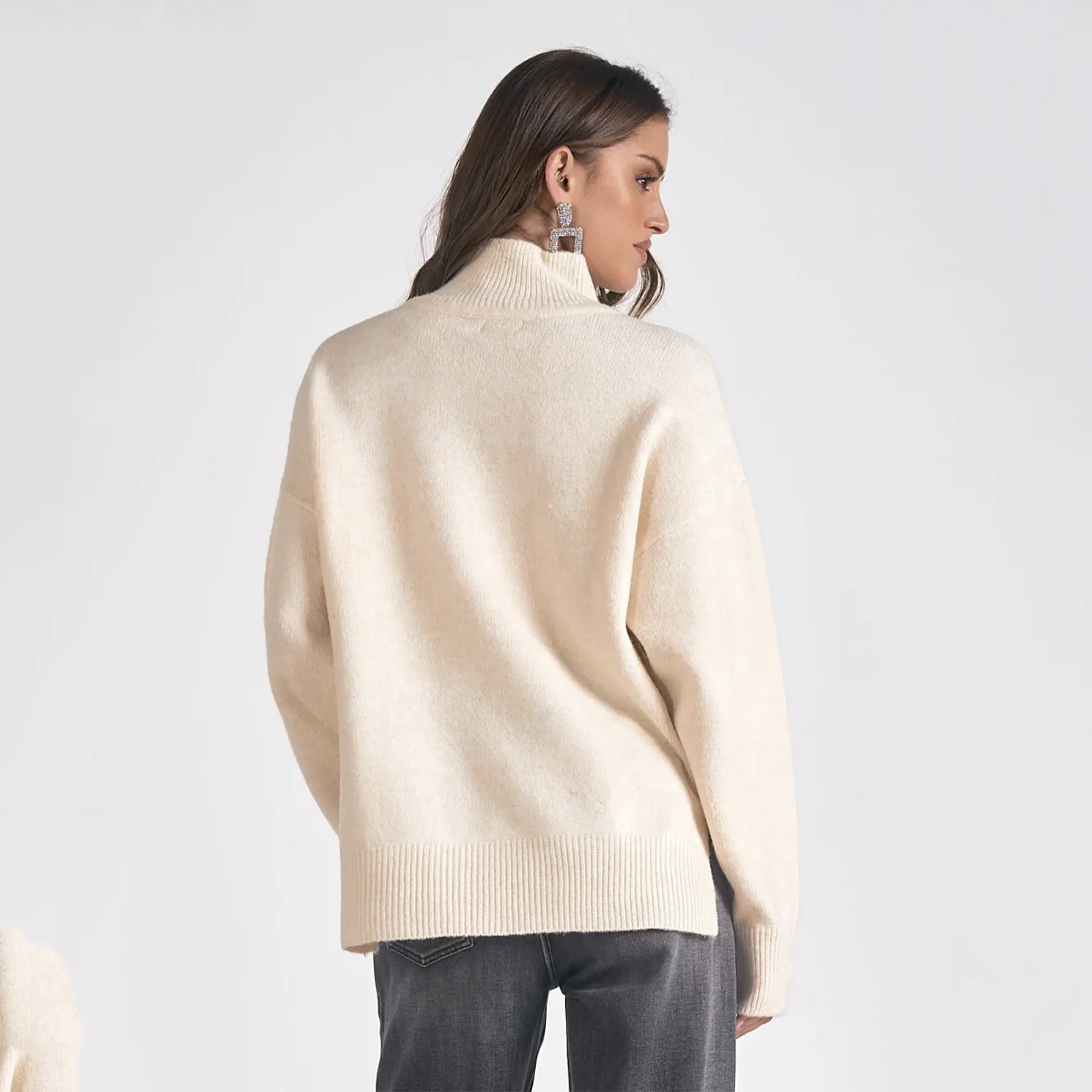 Elan Sweater Mock Neck Sweater