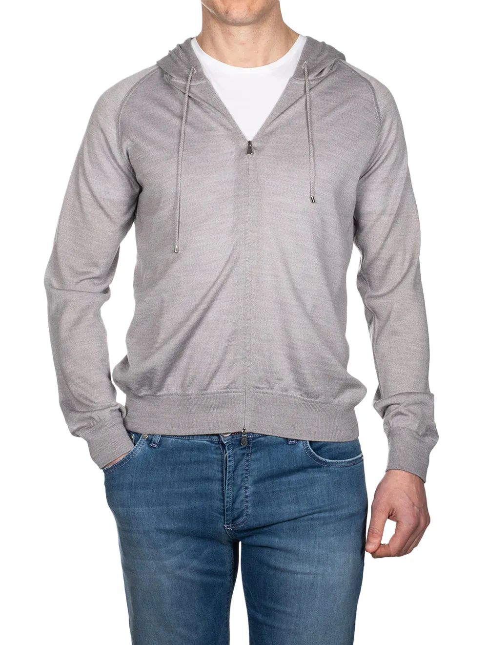 Full Zip Hoodie Grey