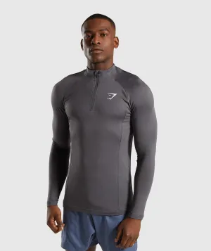 Gymshark Advanced 1/4 Zip Pullover - Charcoal