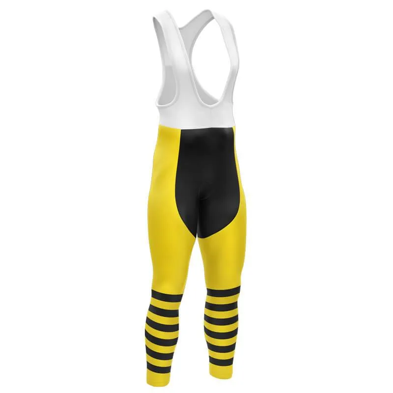 Half Stripes Bib Pants (YELLOW)