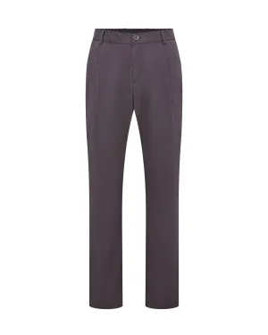 Herno Cotton Stretch Track Pants (Grey)