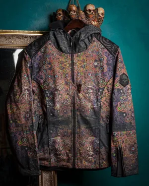 Jacket Men / Thick Linen All Over Print - OWLIENS