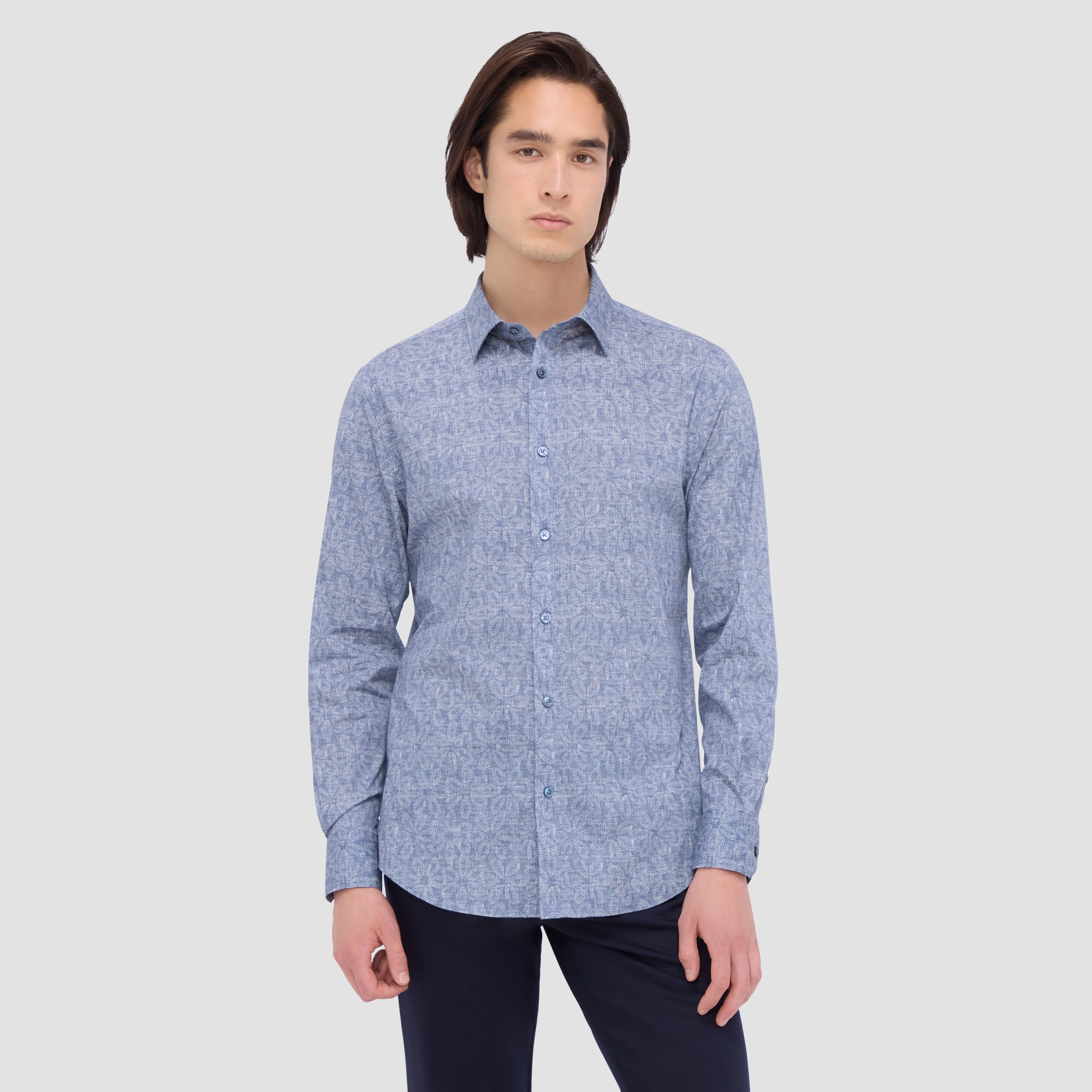 Julian Floral Stitch Shirt