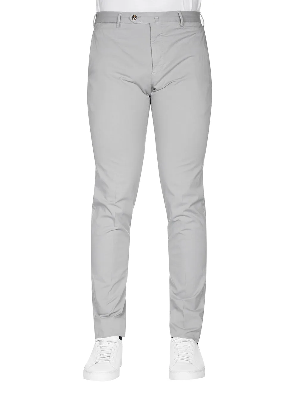 Light Stretch Gabardine Trouser Light Grey