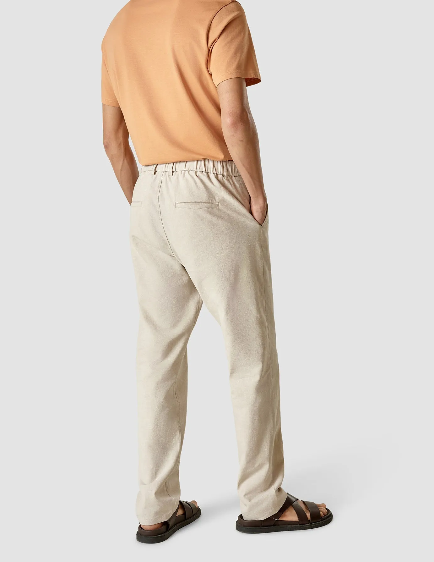 Linen Pants Relaxed Fit Sandshell