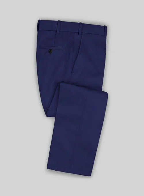 Loro Piana Indigo Blue Cotton Pants