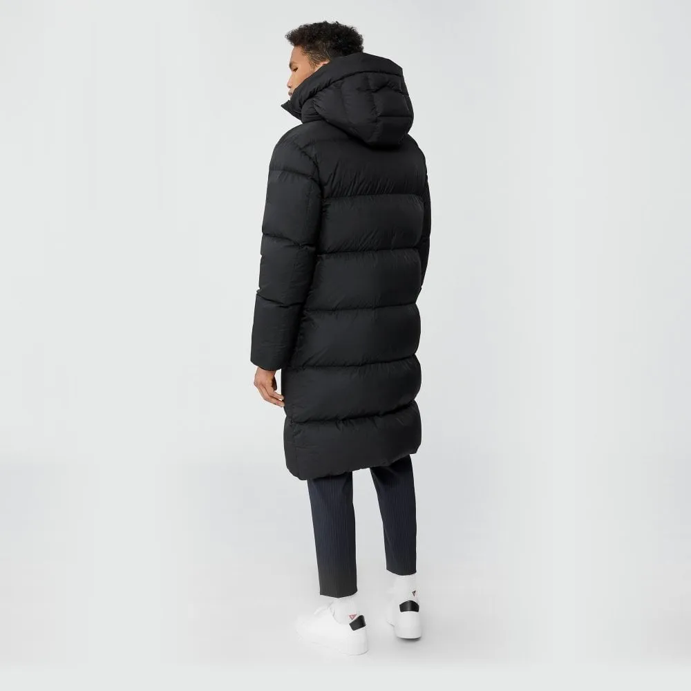 Men's Maxi Down Coat With Pillow Collar