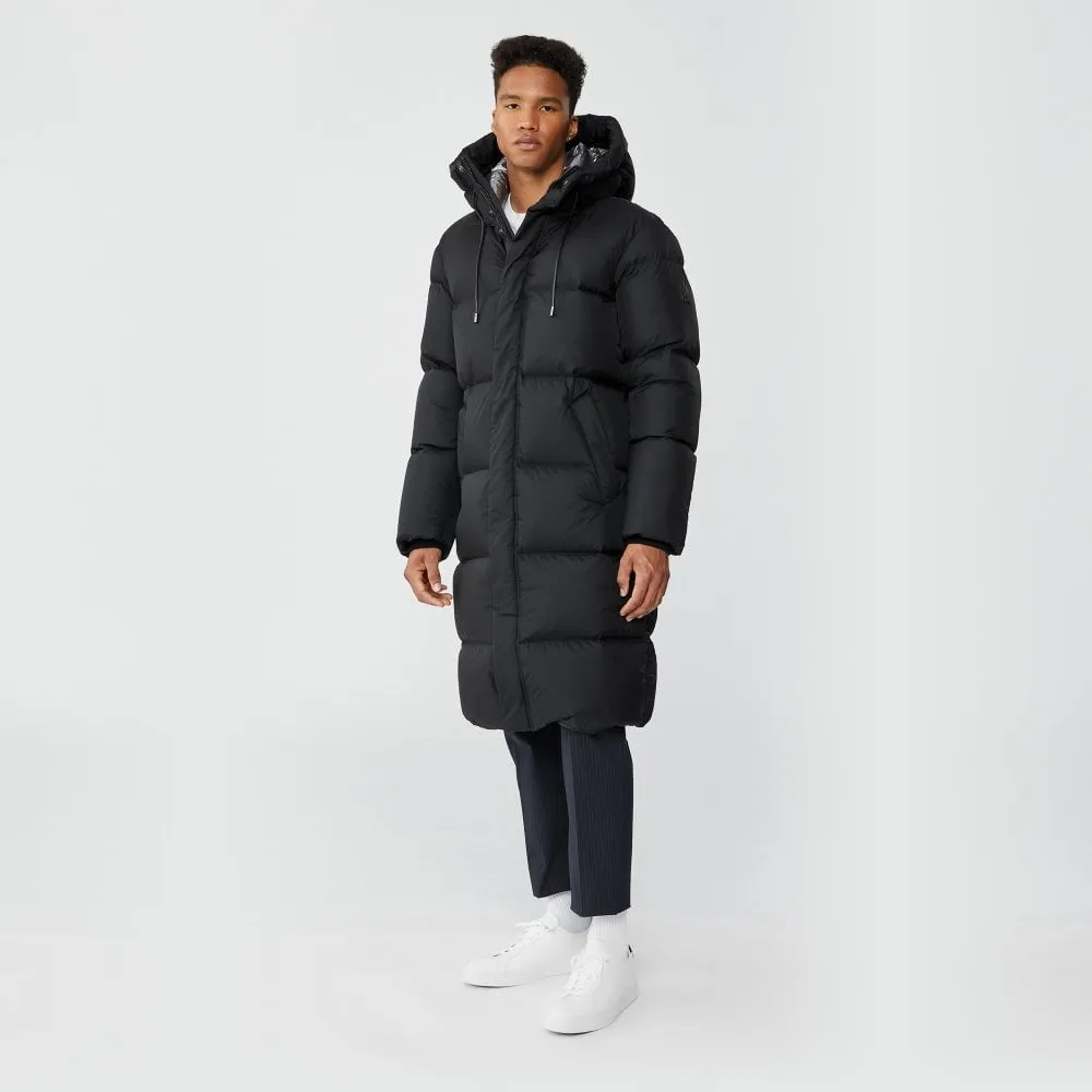 Men's Maxi Down Coat With Pillow Collar