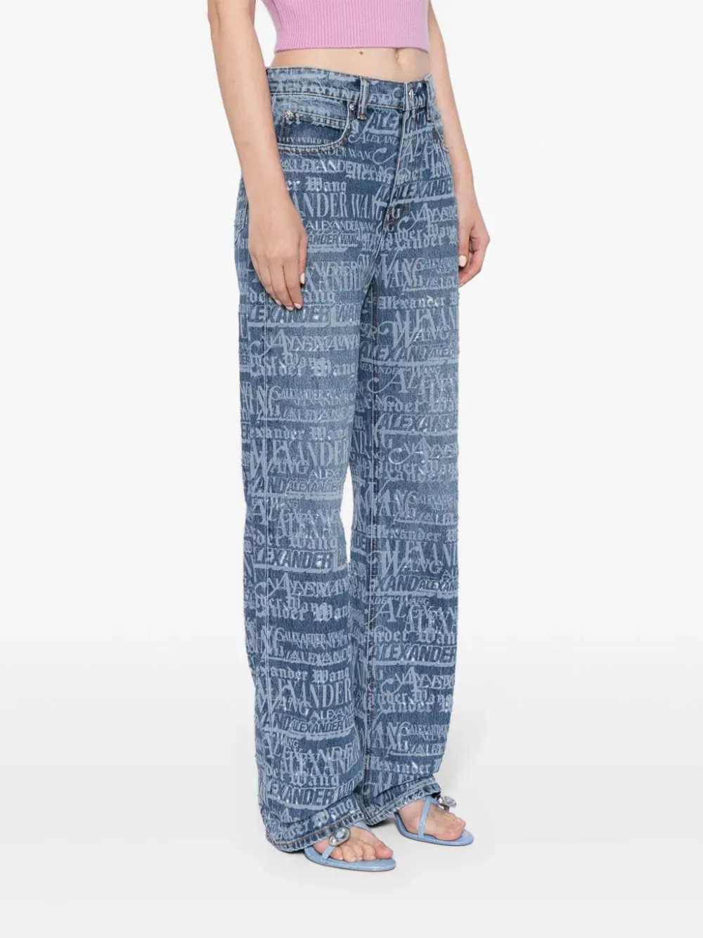 Mid Rise Relaxed Straight Fit Jeans