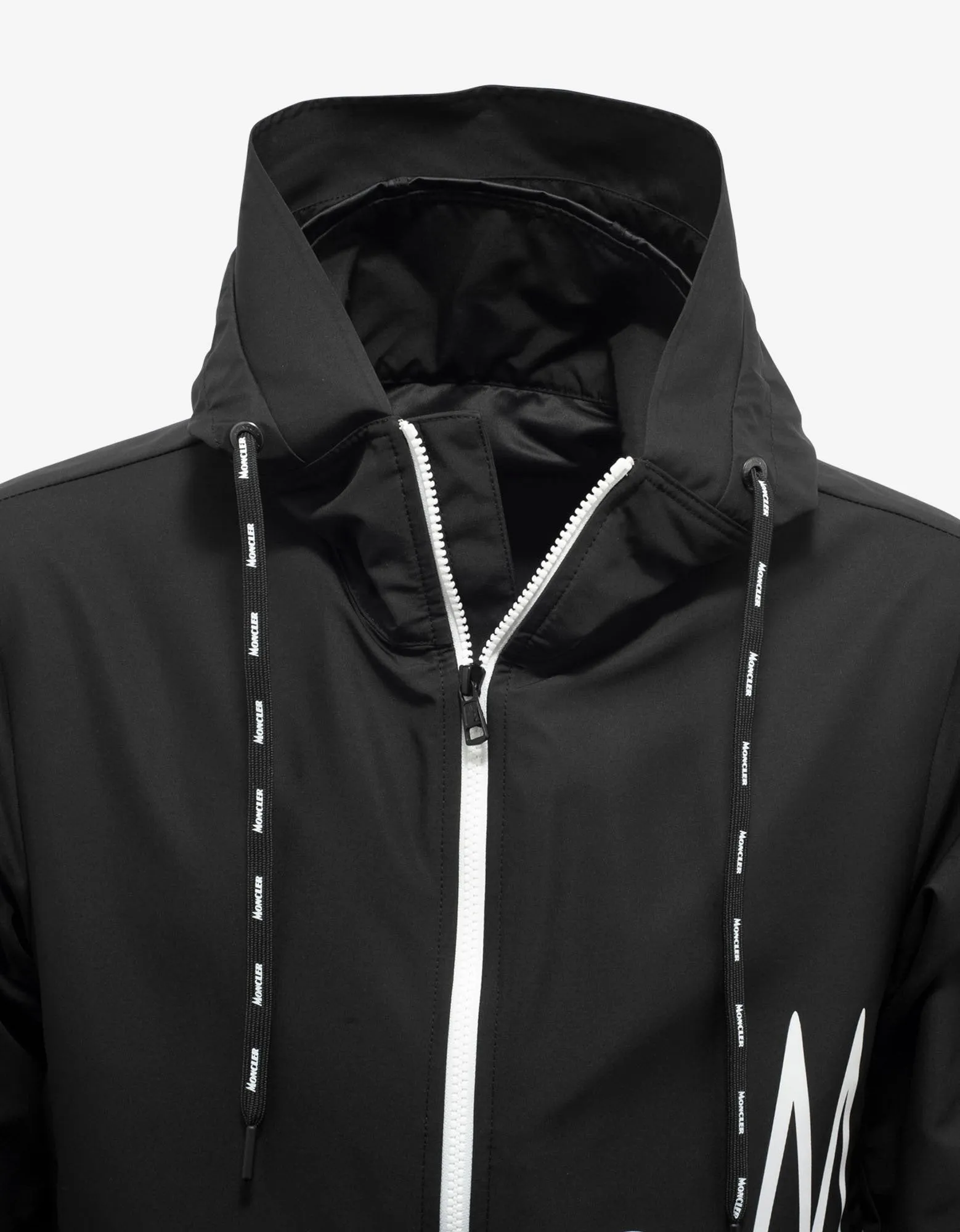 Mythos Black Logo Print Windbreaker