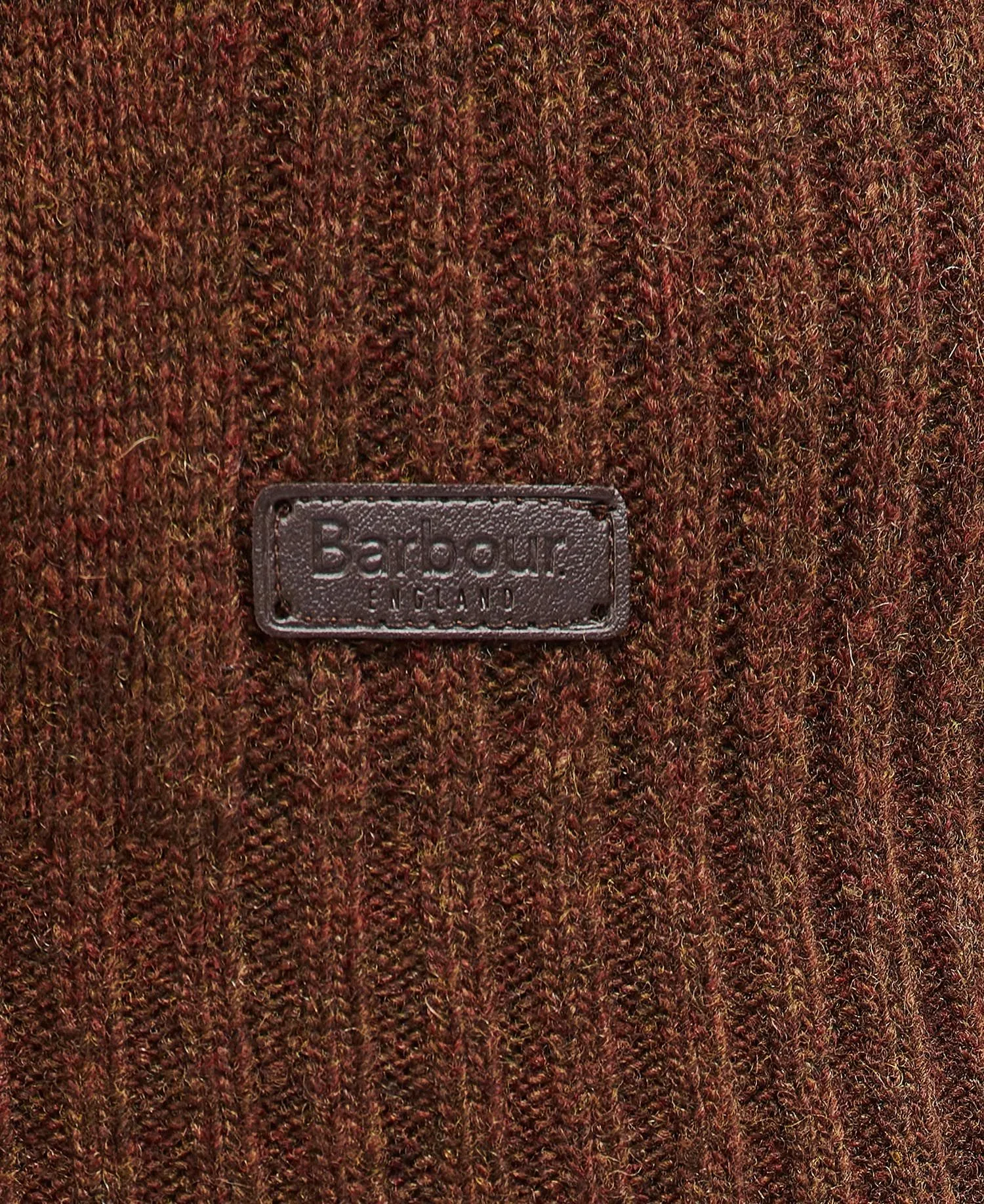 Nelson Essential Half-Zip Jumper in Dark Sand by Barbour