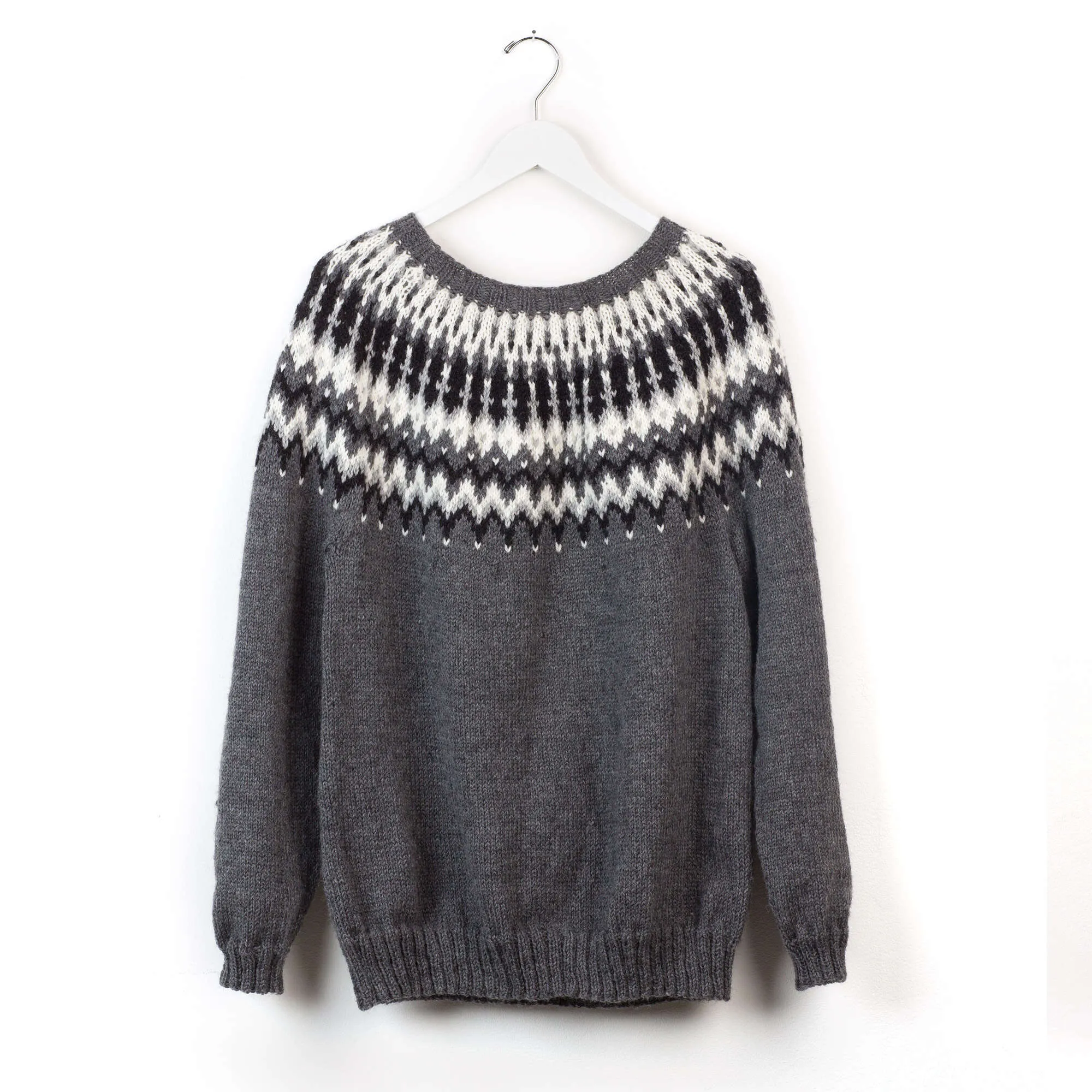 Patons His & Hers Knit Yoke Sweaters