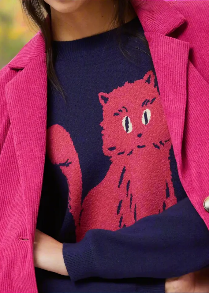 Pink Kitty Sweater