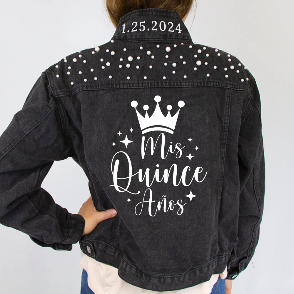 Quinceanera Theme Denim Jacket