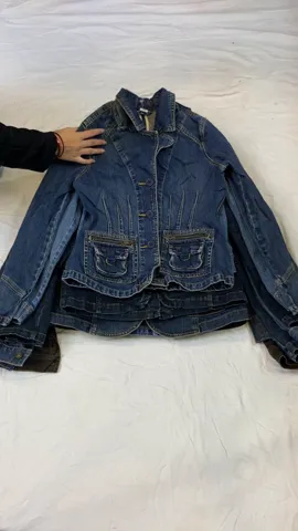 Retro Y2K Denim Jacket with Buttons – Streetwear Classic (GRV-10-227)