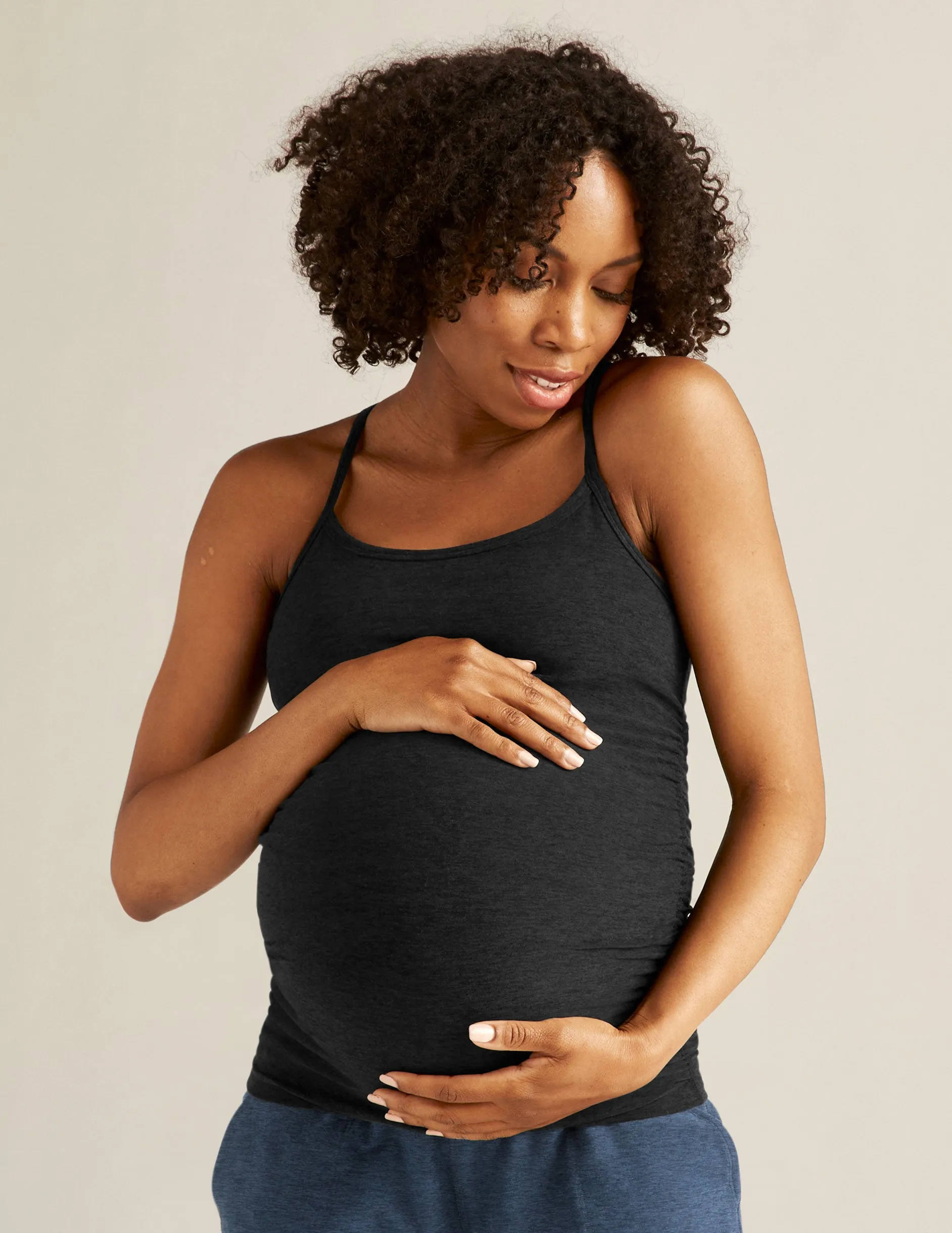 Spacedye Keep Your Cool Maternity Slim Racerback Tank