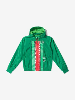 Stella McCartney Boys Showerproof Hooded Crocodile Jacket