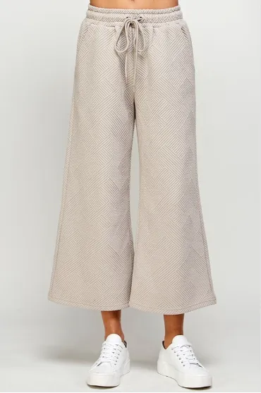 Textured Lounge Wear Pants