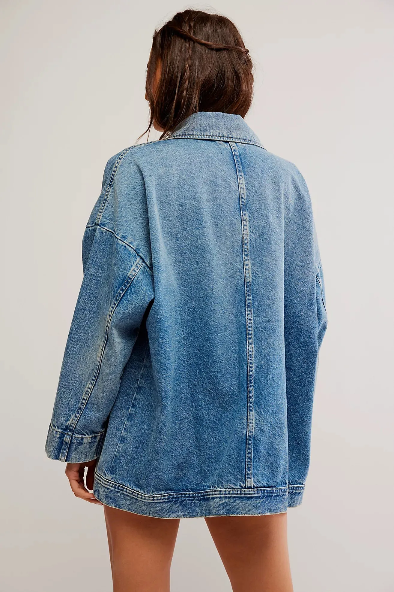 The Avery Denim Jacket by Free People - Got The Blues