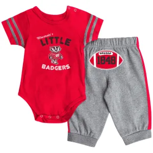 Wisconsin Short Sleeve Creeper & Pants Set